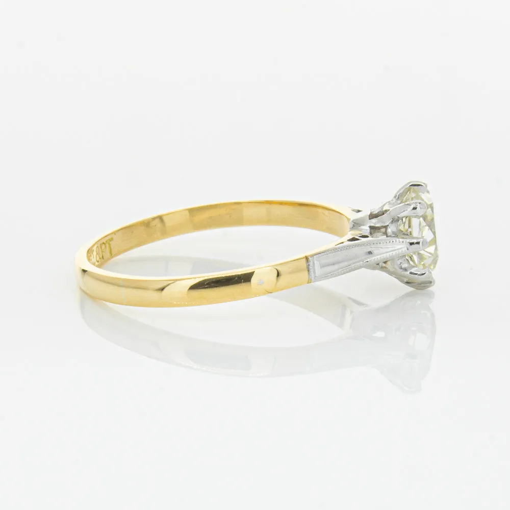 Deja Vu 18ct Yellow Gold & Palladium .70ct Diamond Ring