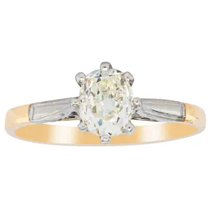 Deja Vu 18ct Yellow Gold & Palladium .70ct Diamond Ring