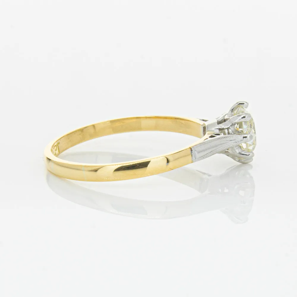 Deja Vu 18ct Yellow Gold & Palladium .70ct Diamond Ring