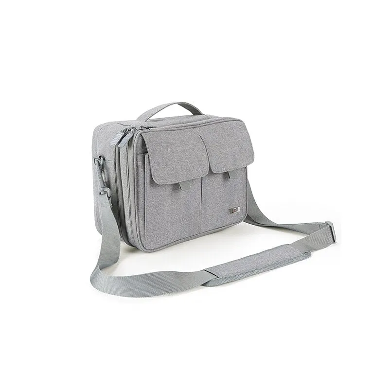 Double Layer Electronics Organizer Travel Cable Cord Shoulder Bag Electronics Accessorie Storage Bag