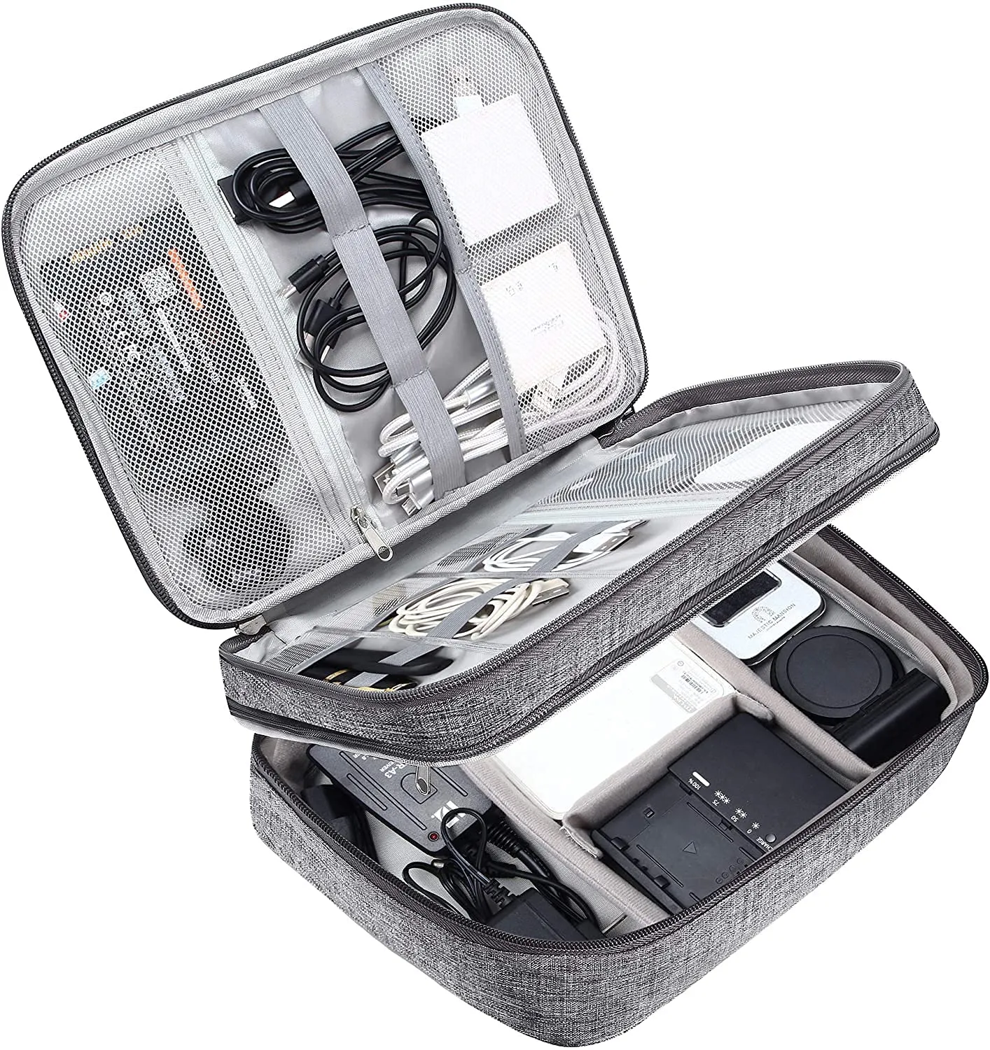Double Layer Electronics Organizer