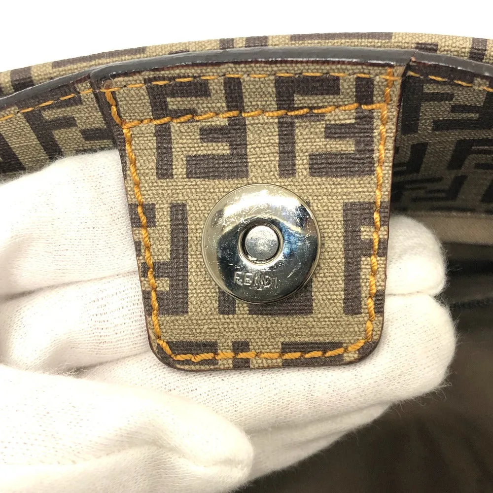 FENDI Handbag 8BN174 PVC / nylon beige Zucchino Women Used