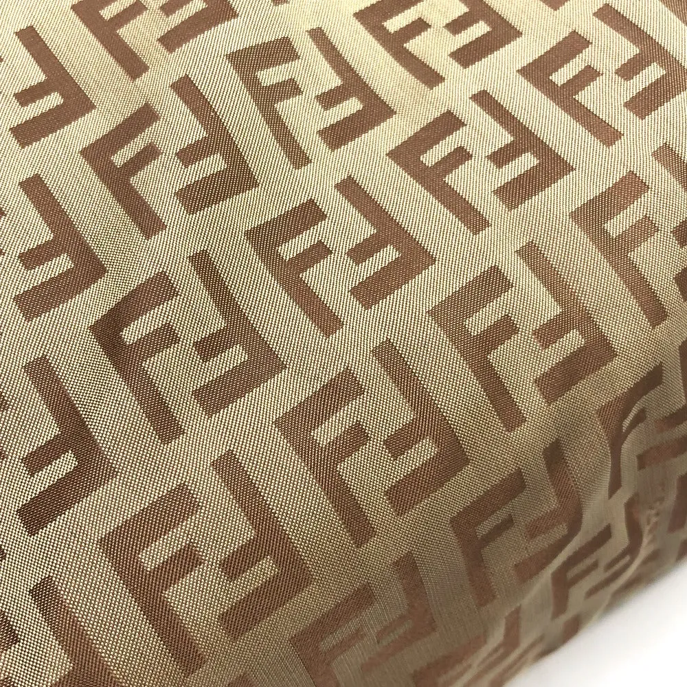 FENDI Handbag 8BN174 PVC / nylon beige Zucchino Women Used