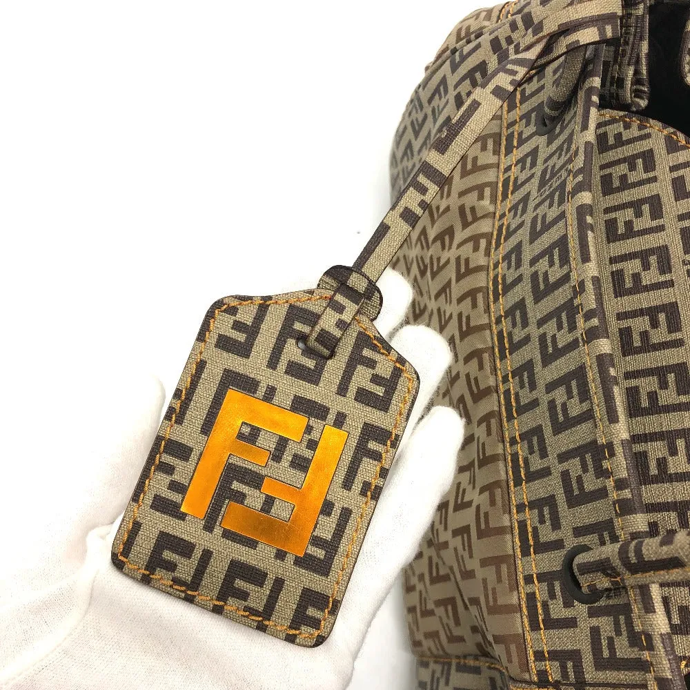 FENDI Handbag 8BN174 PVC / nylon beige Zucchino Women Used