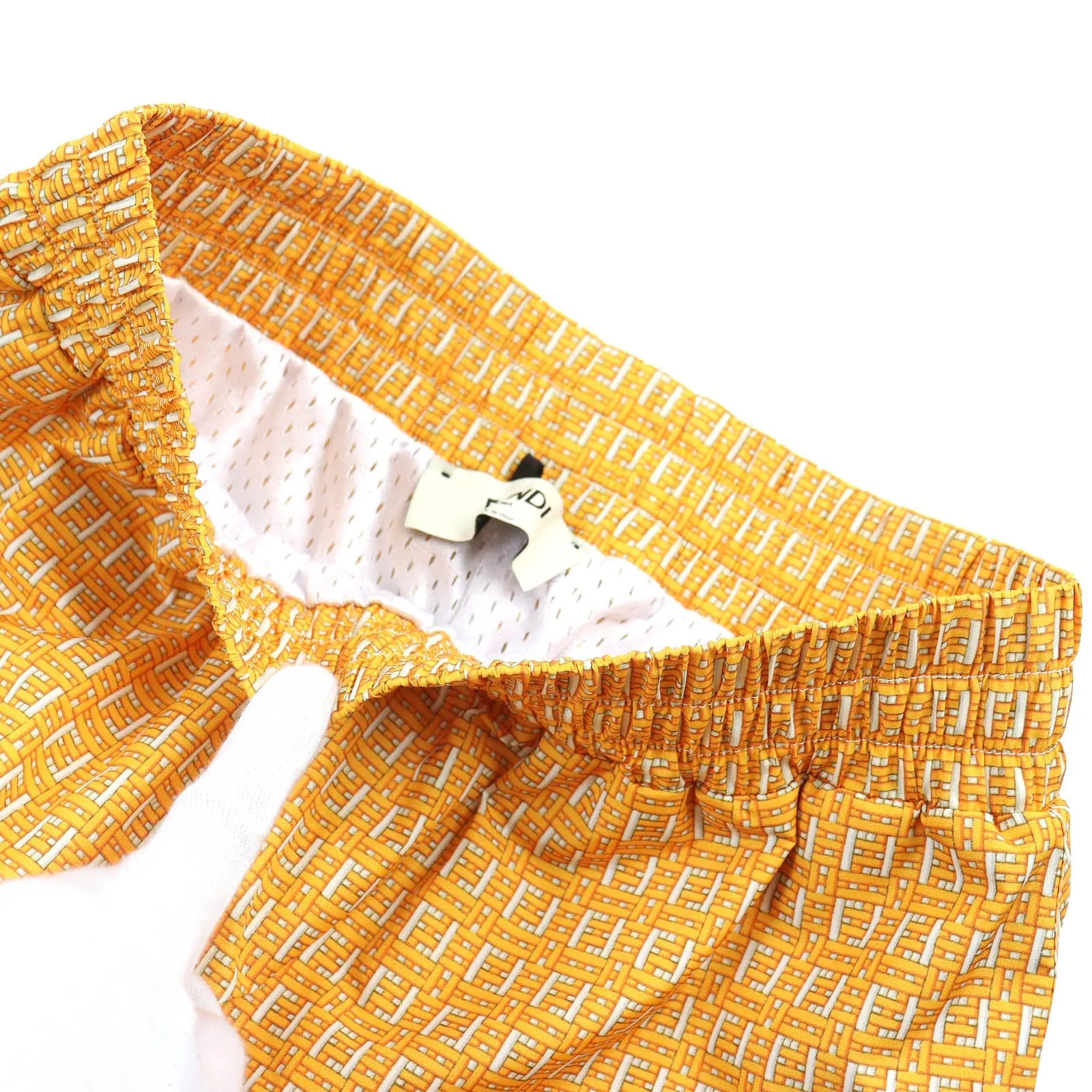 FENDI Shorts FAB230 polyester Yellow type XS