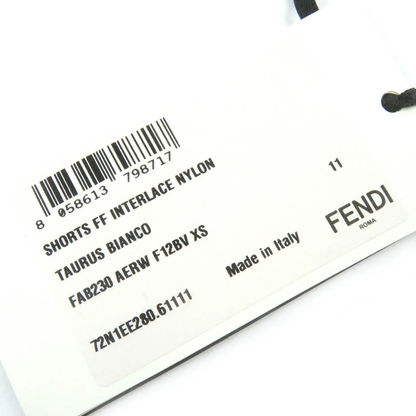 FENDI Shorts FAB230 polyester Yellow type XS