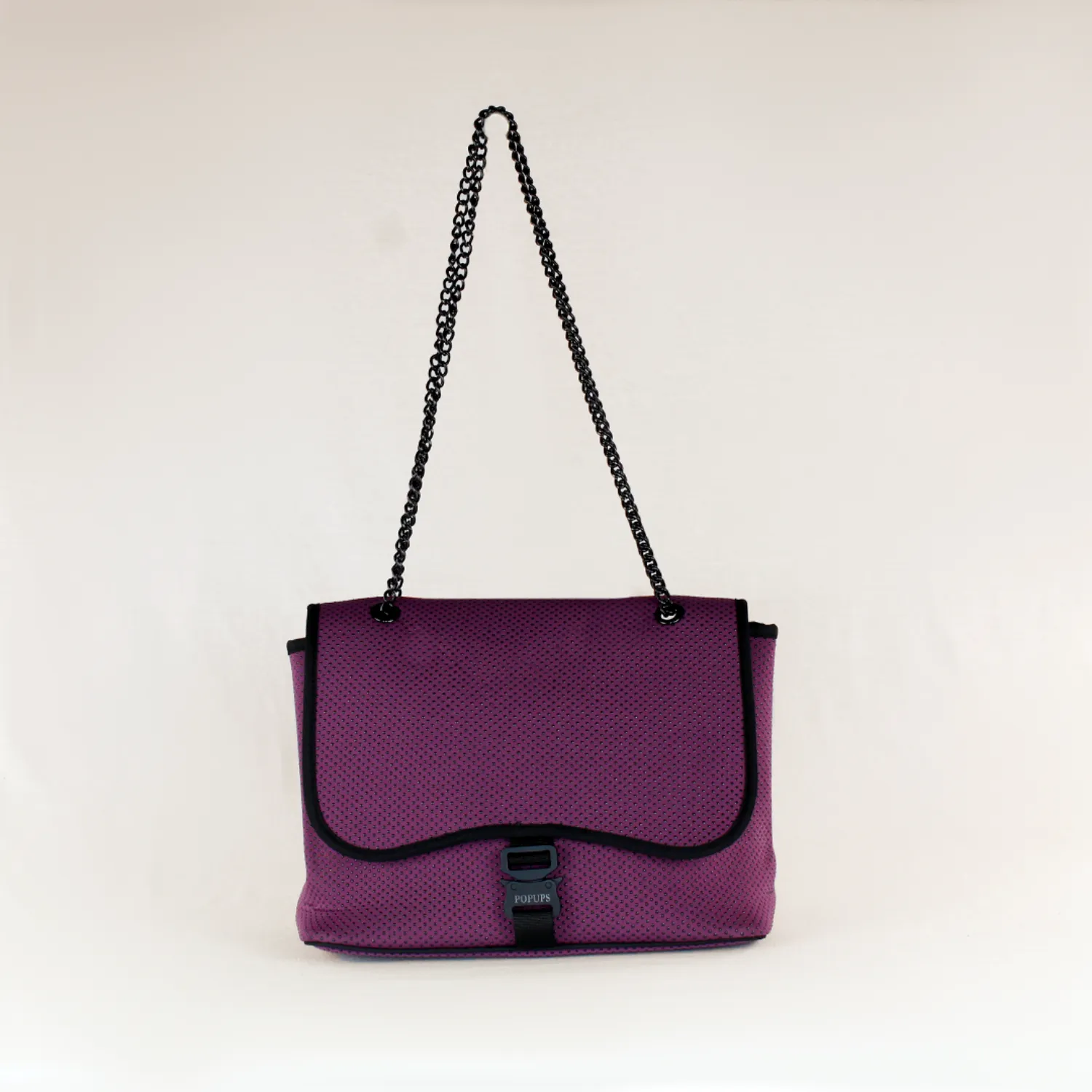 FLAP CROSSBODY   EVERYDAY TOTE - EGGPLANT