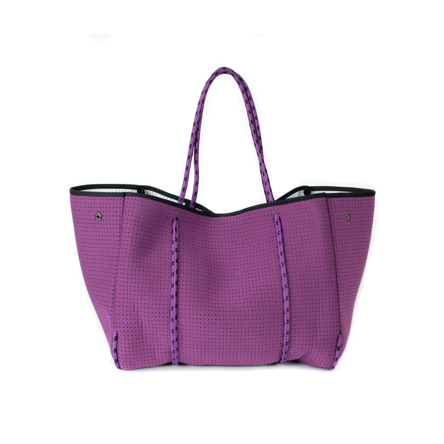 FLAP CROSSBODY   EVERYDAY TOTE - EGGPLANT