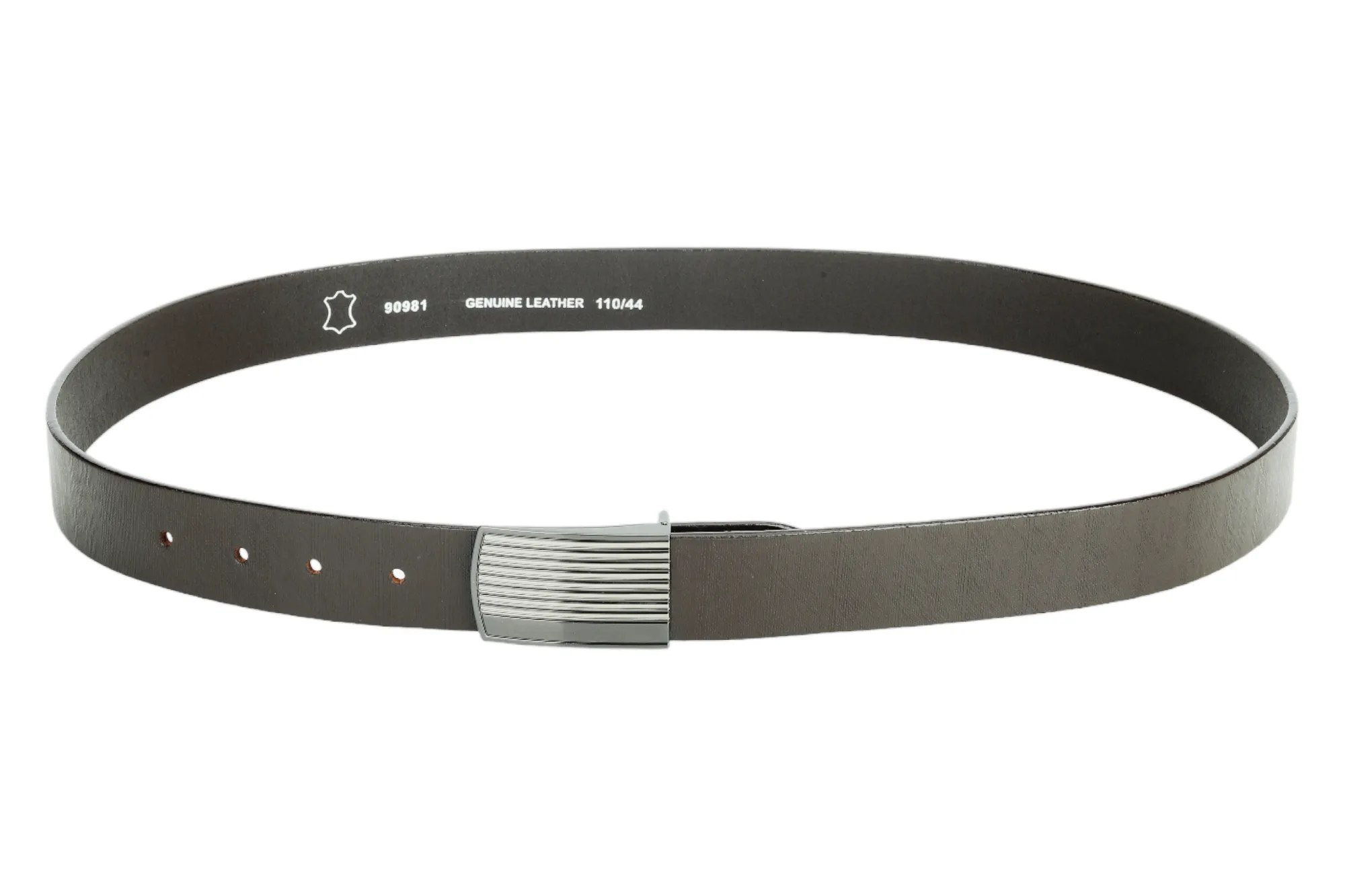 FORMAL LEATHER BELT 90981 (BROWN)
