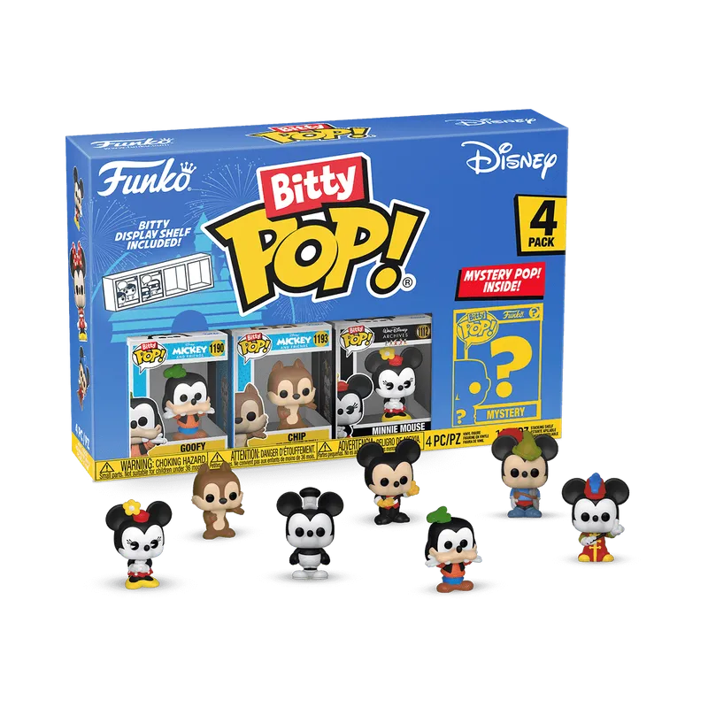 Funko - Disney Classics Goofy Funko Bitty Pop! Mini Figure 4-Pack