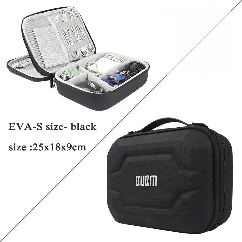 Gadget Organizer Case Digital Storage Bag Electronics Organizer for Chargers Cables Hard Drive iPad