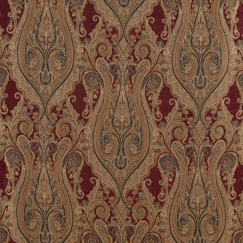 Garnet Window Waterfall Valance