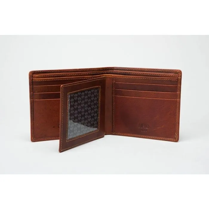 Gents Leather 11x9cm CSL RFID Wallet 611017