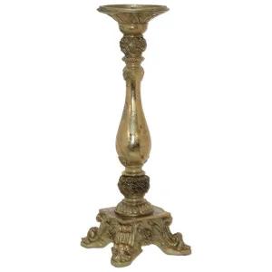 Gold Antique Candle Holder (36 cm)