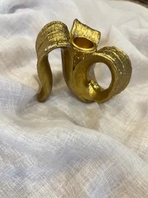 Gold Banana Candleholder