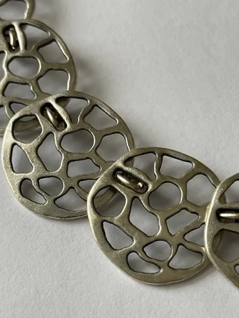 Grace Silver plated necklace and bracelet set