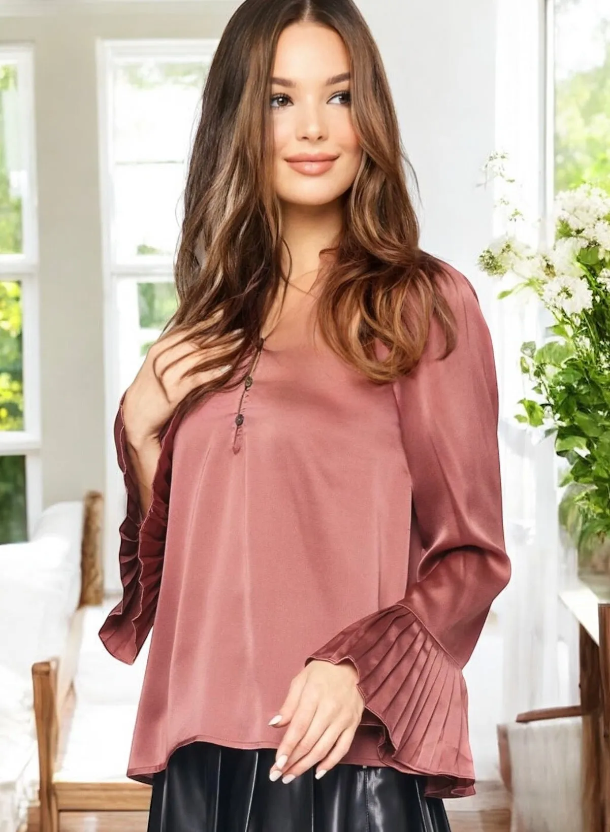 GRACEFUL ELEGANCE BLOUSE - Entro