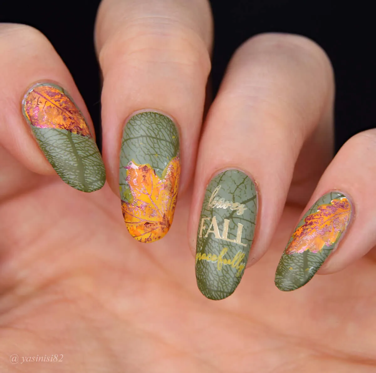 Graceful leaves (CjS-318) Steel Nail Art Layered Stamping Plate