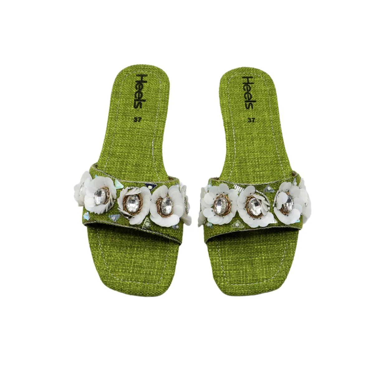 Green Casual Slipper L00350041