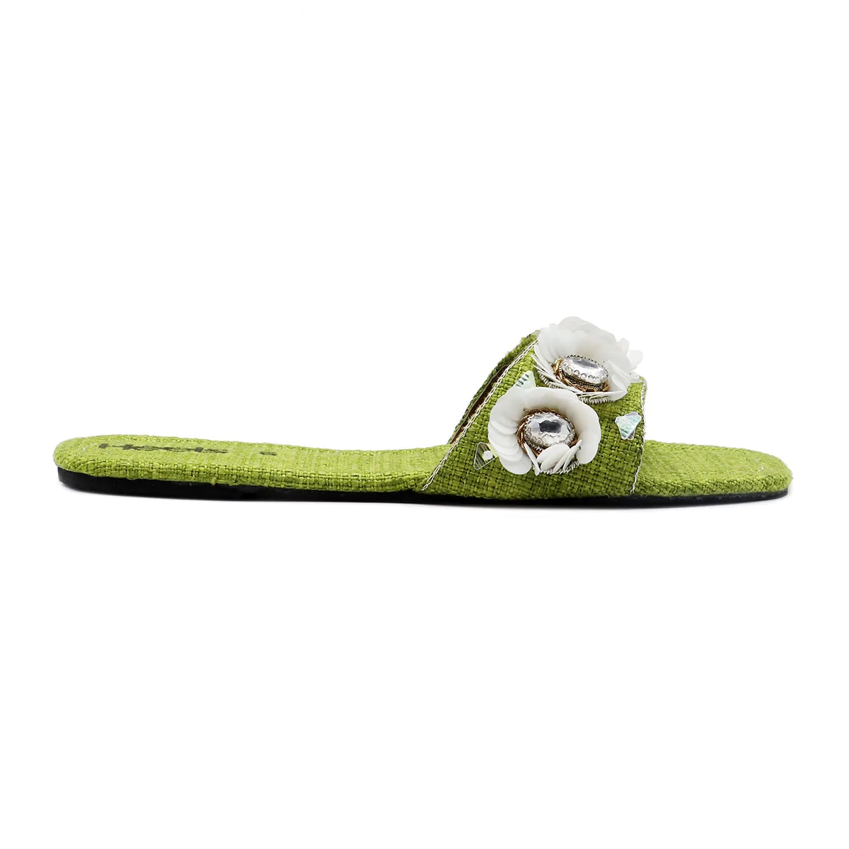 Green Casual Slipper L00350041