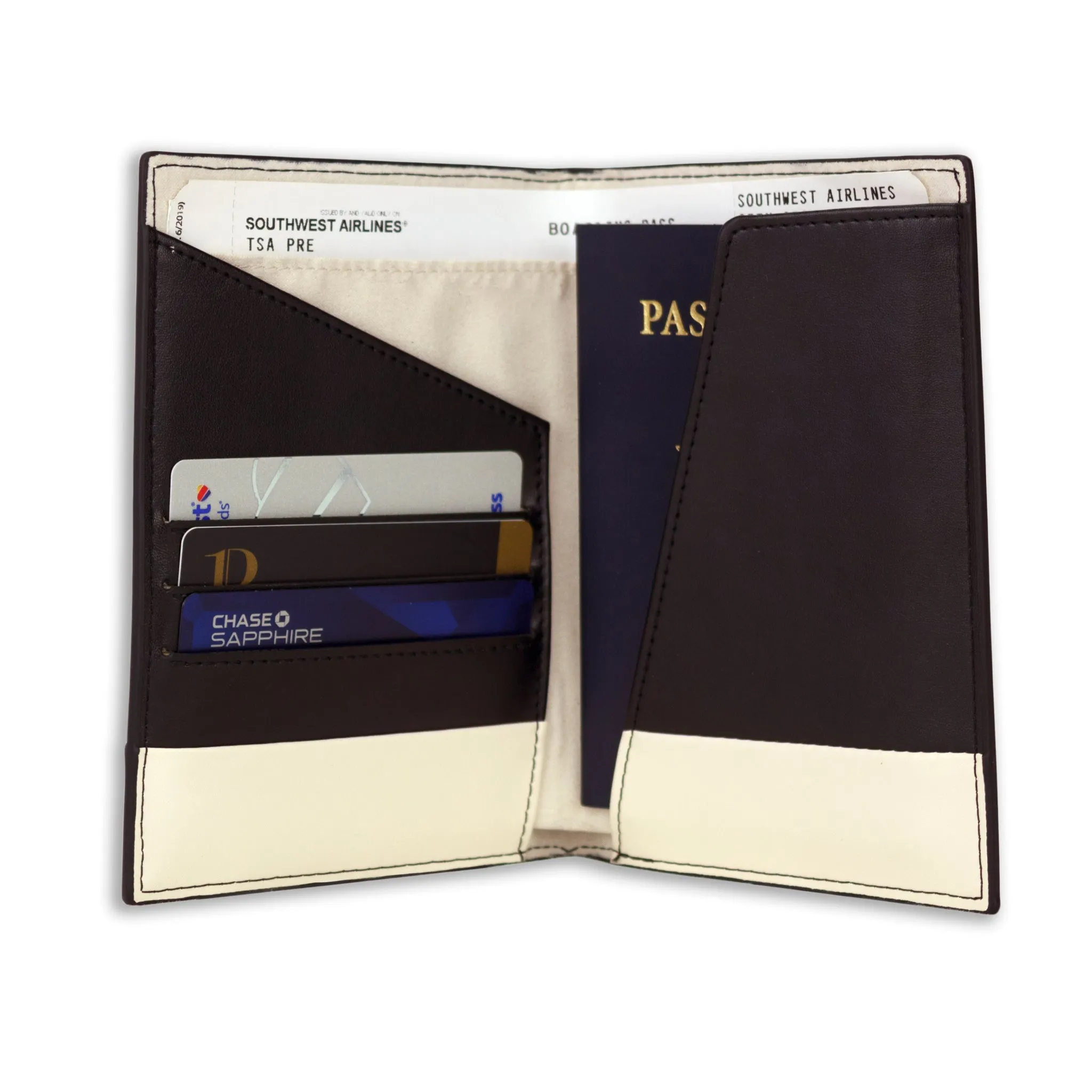 'I See You' Leather Travel Pouch Set
