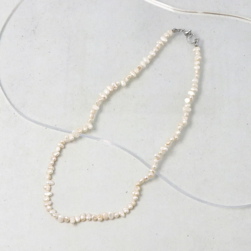 Irregular Pearl Necklace