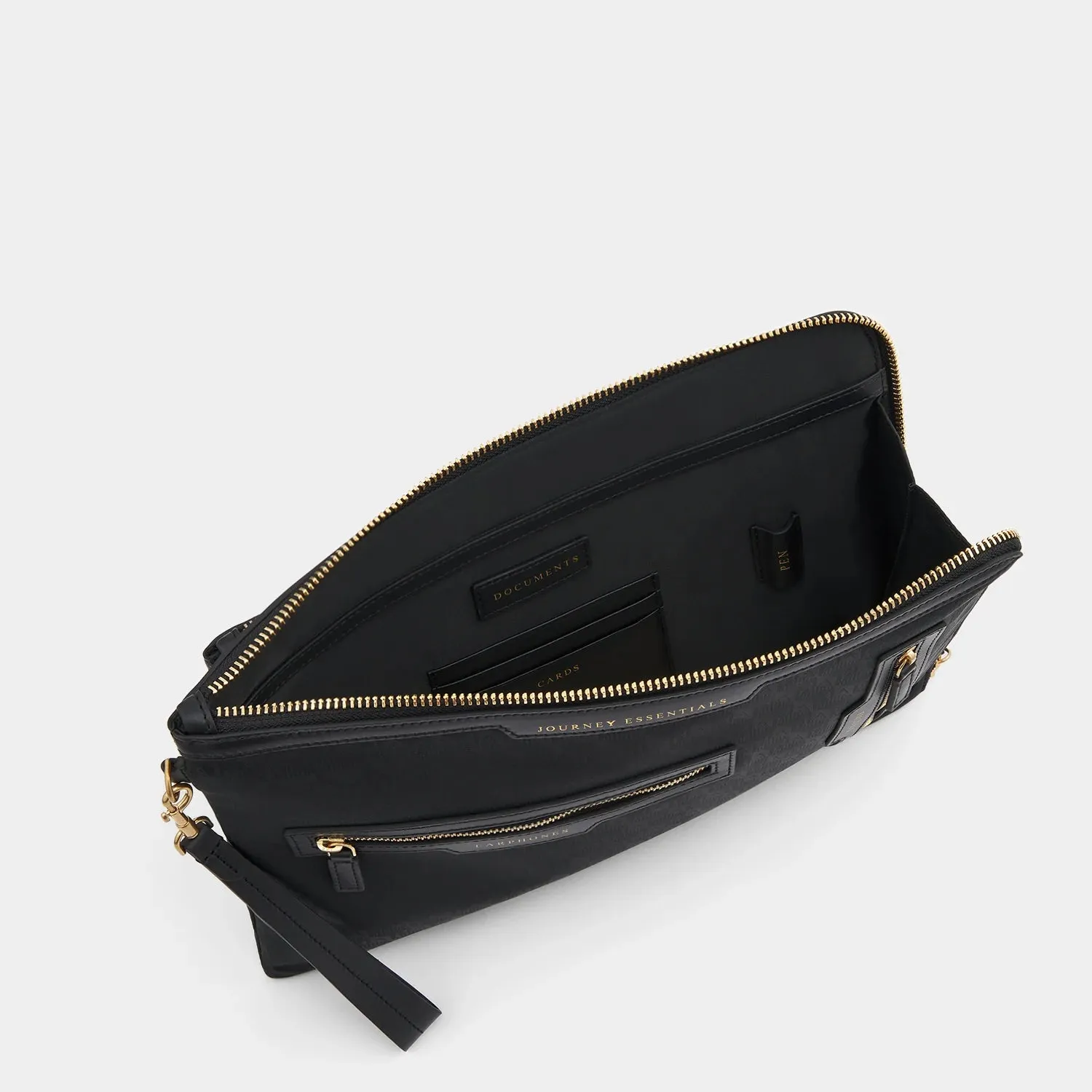 Journey Essentials in Black AH Logo Nylon