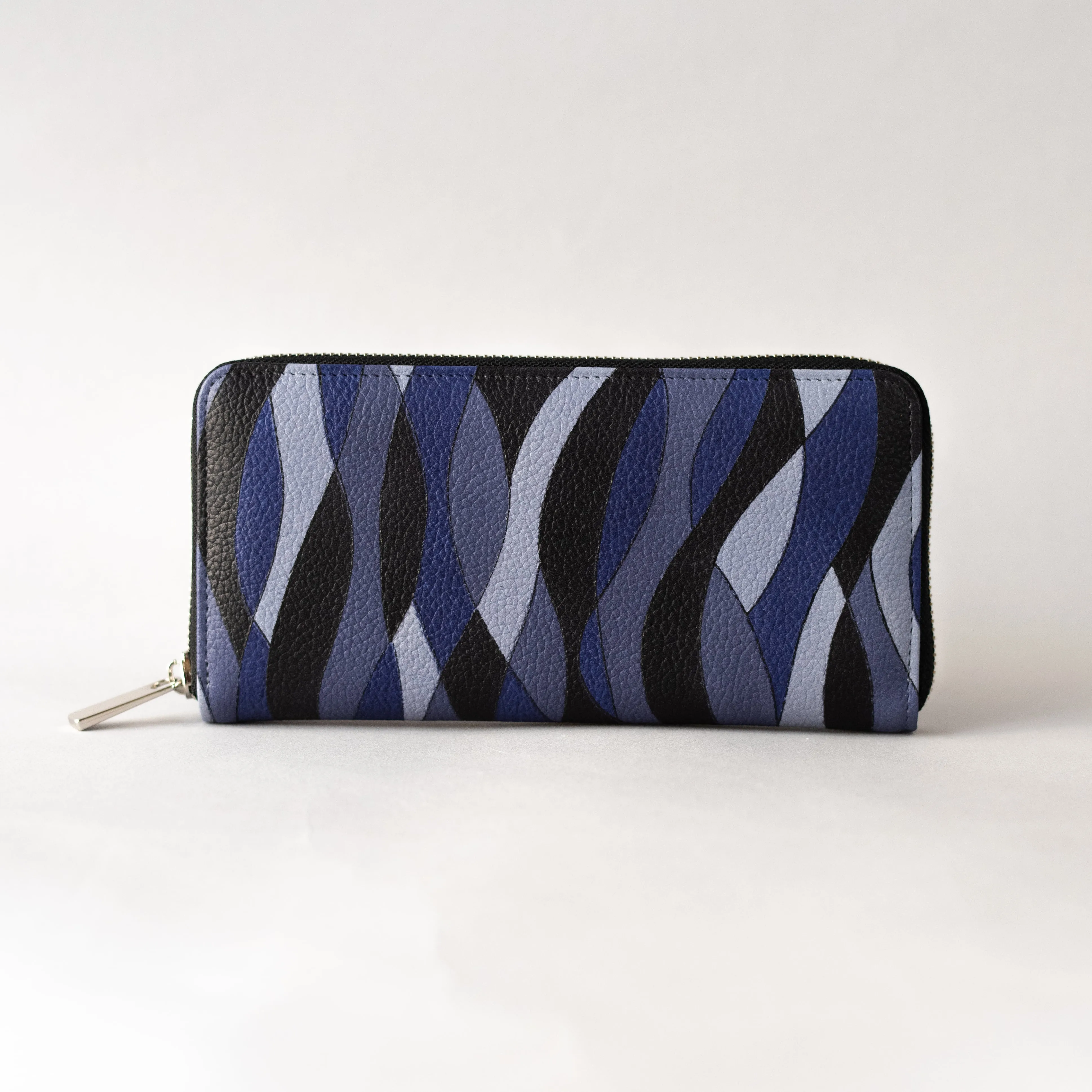 Kyo-Yuzen Leather Long Wallet - 005