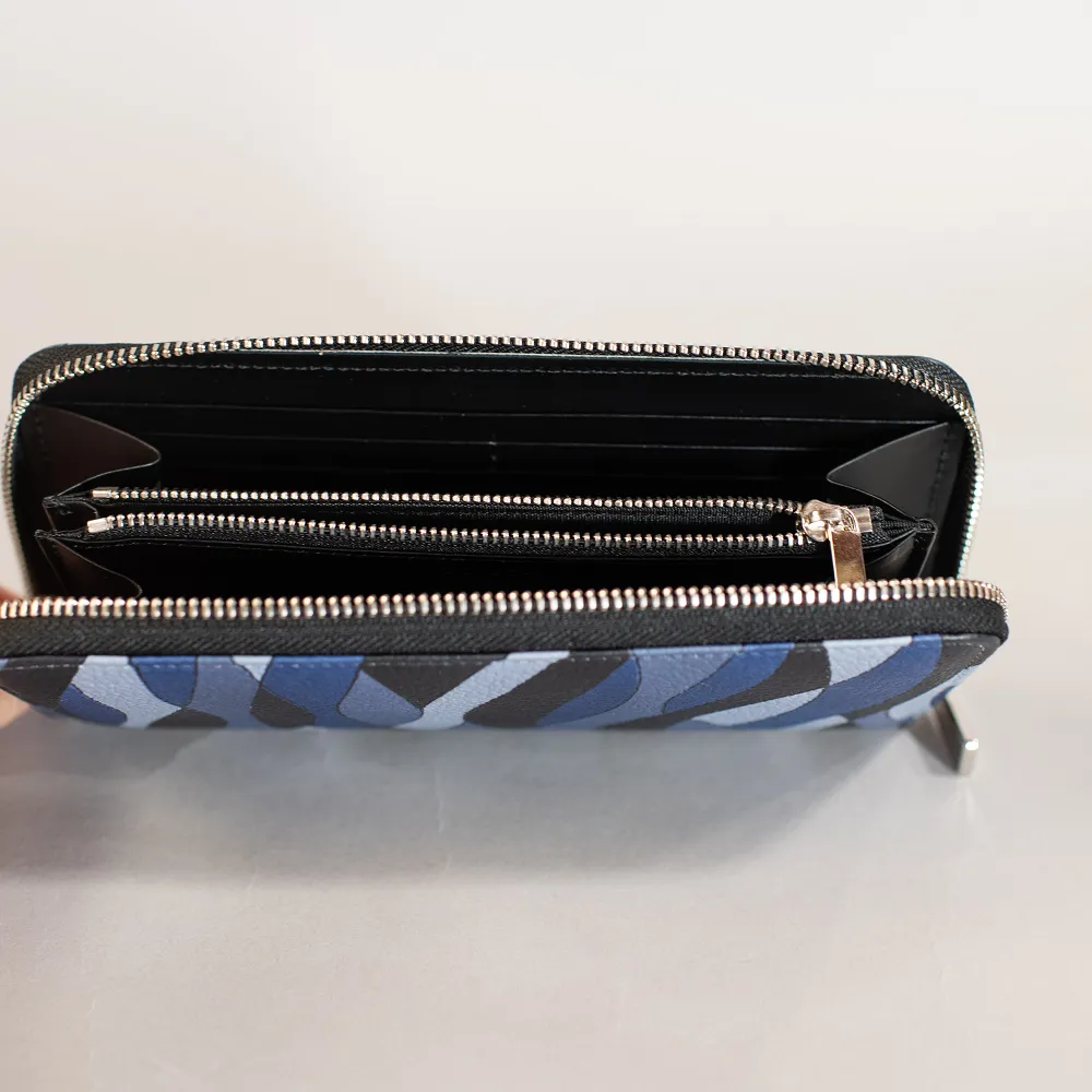 Kyo-Yuzen Leather Long Wallet - 005