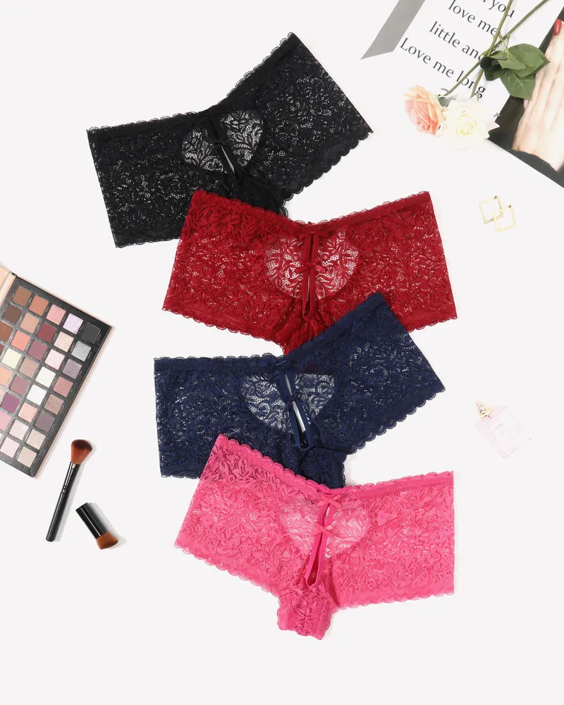 Lace BoyShorts High Waist Panties
