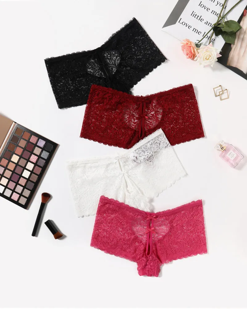 Lace BoyShorts High Waist Panties
