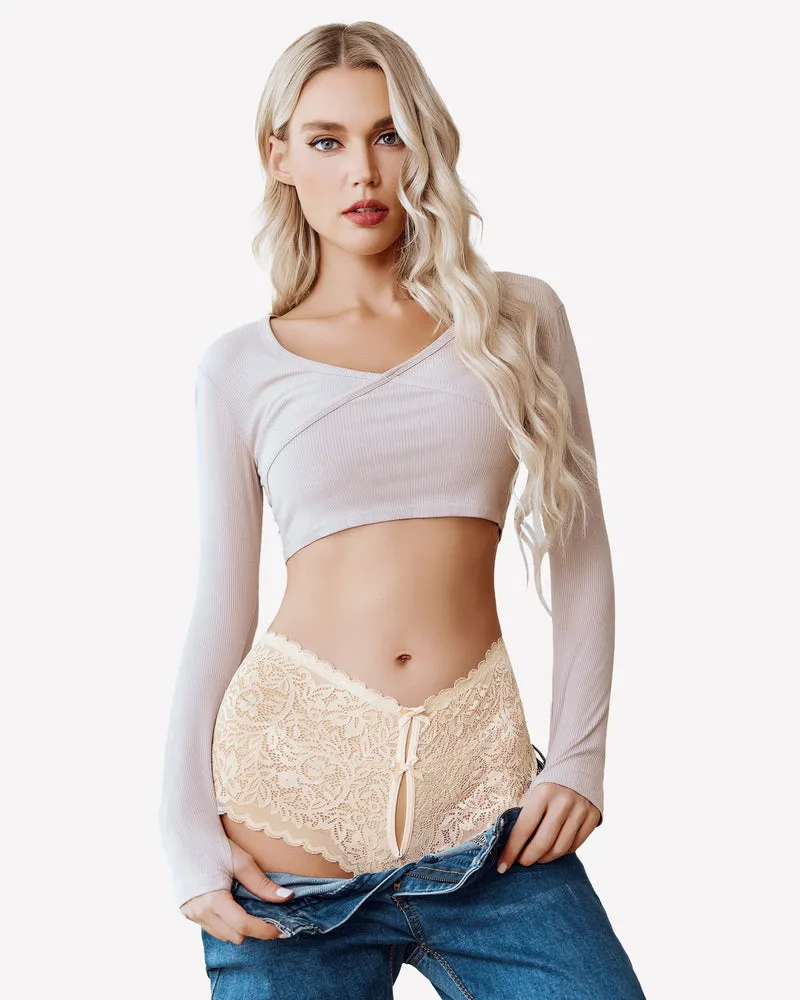 Lace BoyShorts High Waist Panties