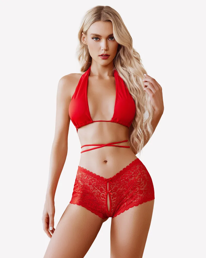 Lace BoyShorts High Waist Panties