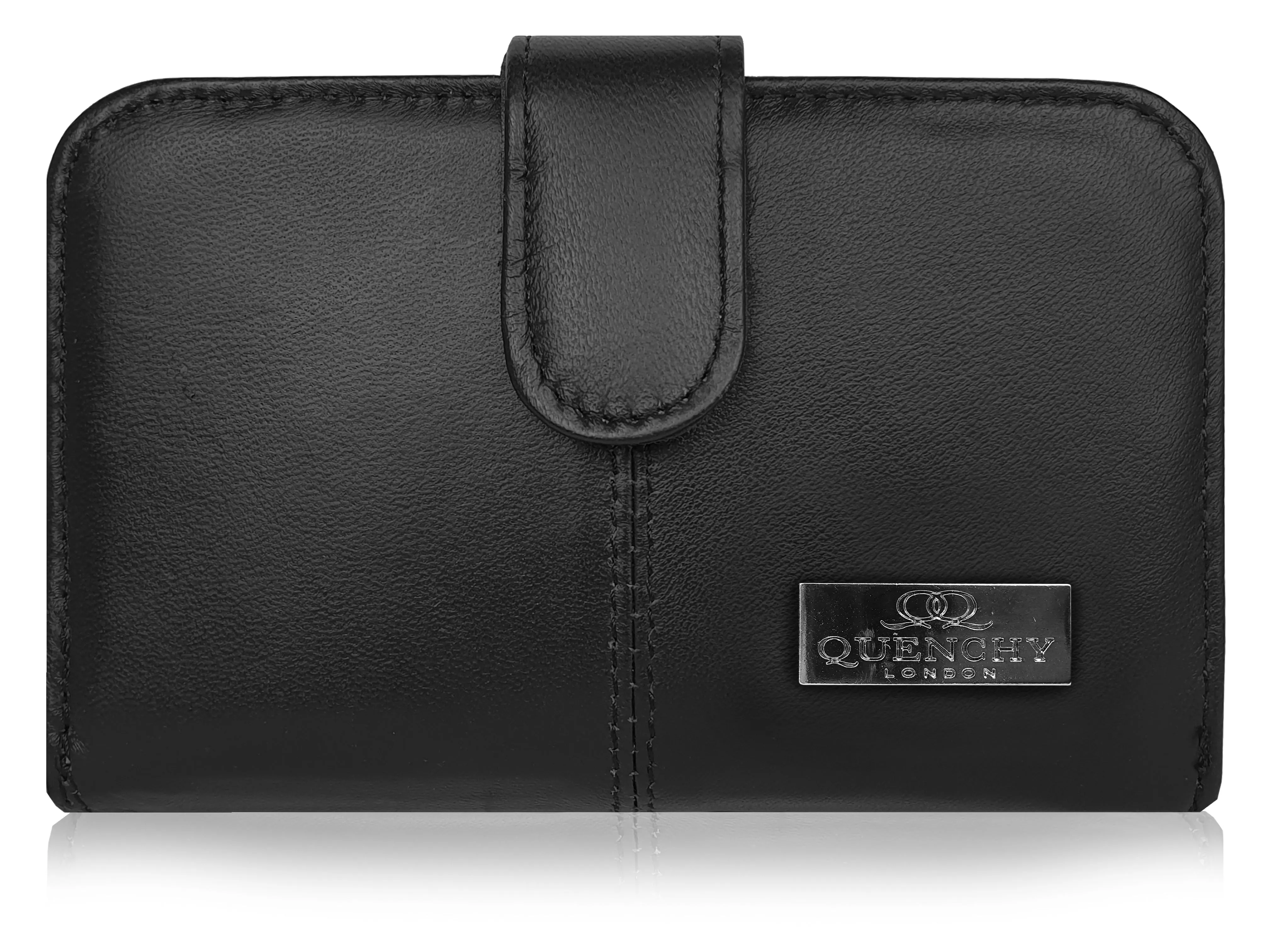 Ladies Designer Womens Leather Purse, RFID Protected Card Slots QL225