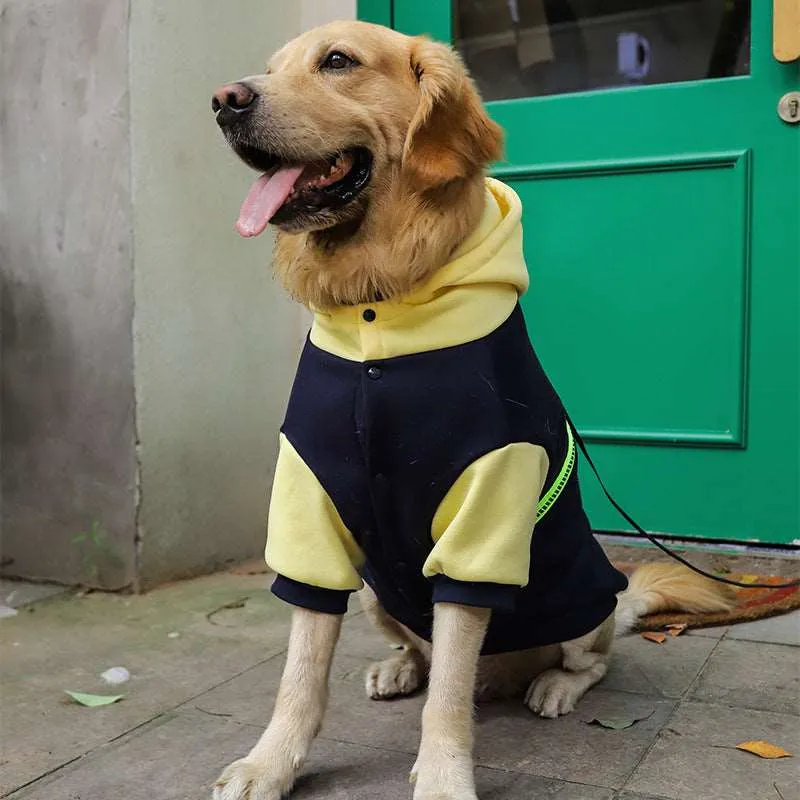 Large Dog Hoodie with Pockets - Warm & Stylish for Big Breeds