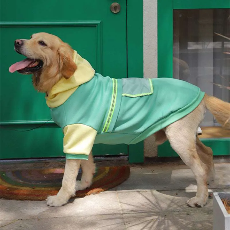 Large Dog Hoodie with Pockets - Warm & Stylish for Big Breeds
