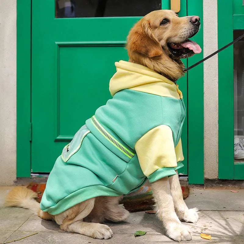 Large Dog Hoodie with Pockets - Warm & Stylish for Big Breeds