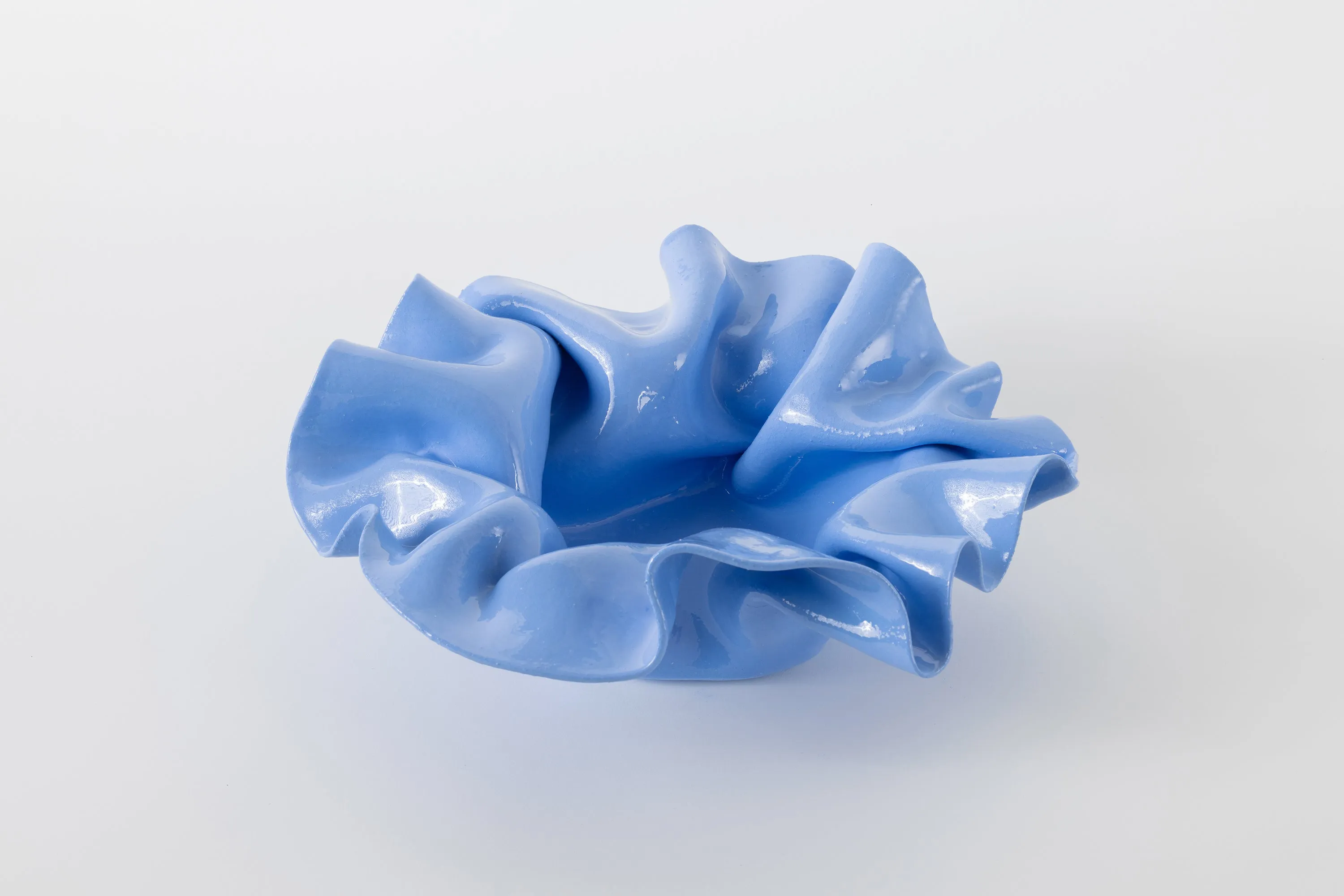 Large Wave Bowl Gloss Sky
