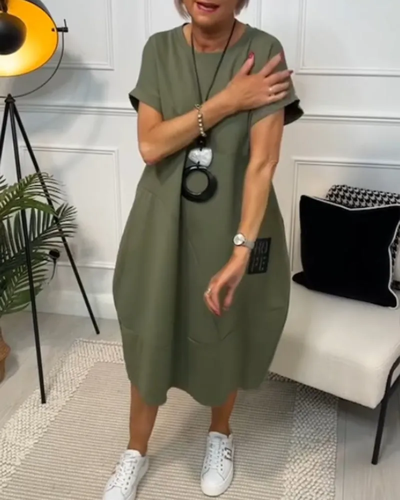 Lauren | Stylish Short Sleeved Dress