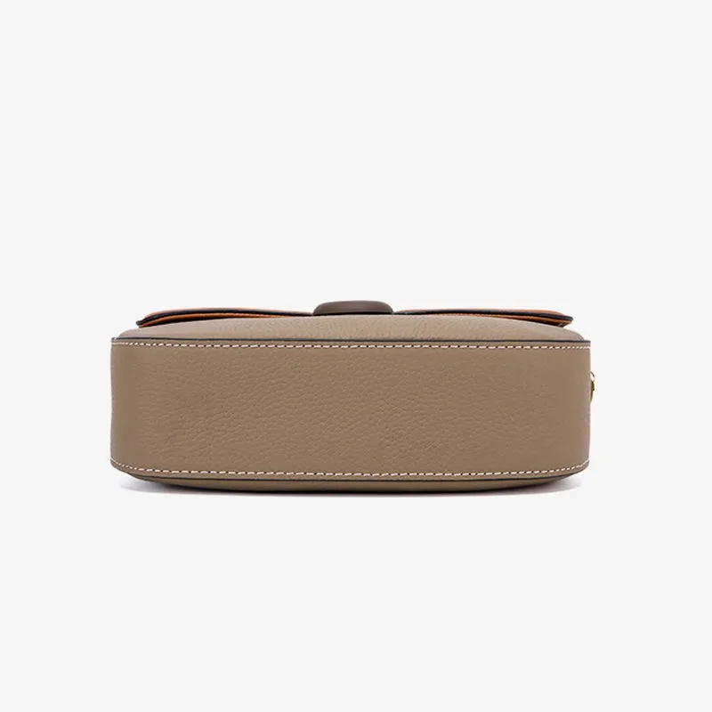 Leather Flap Crossbody Bag