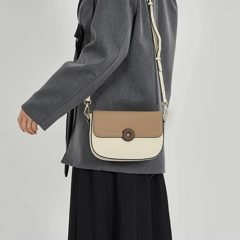 Leather Flap Crossbody Bag