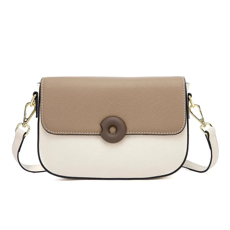 Leather Flap Crossbody Bag