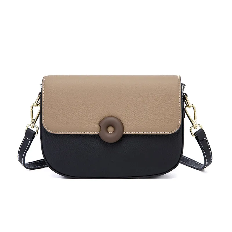 Leather Flap Crossbody Bag