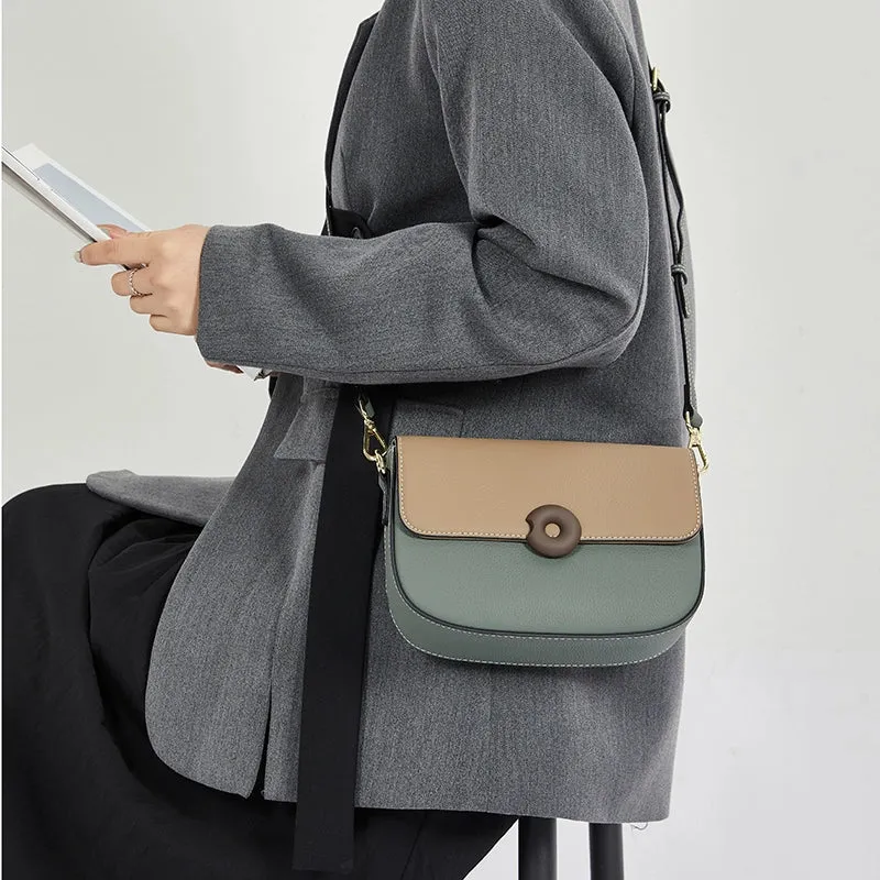 Leather Flap Crossbody Bag