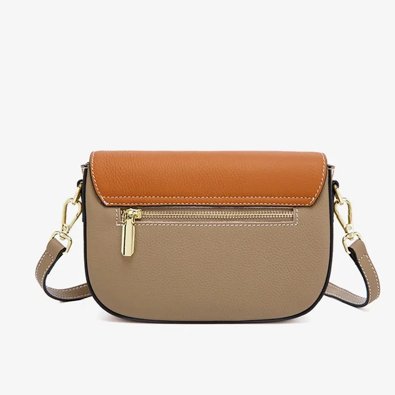 Leather Flap Crossbody Bag