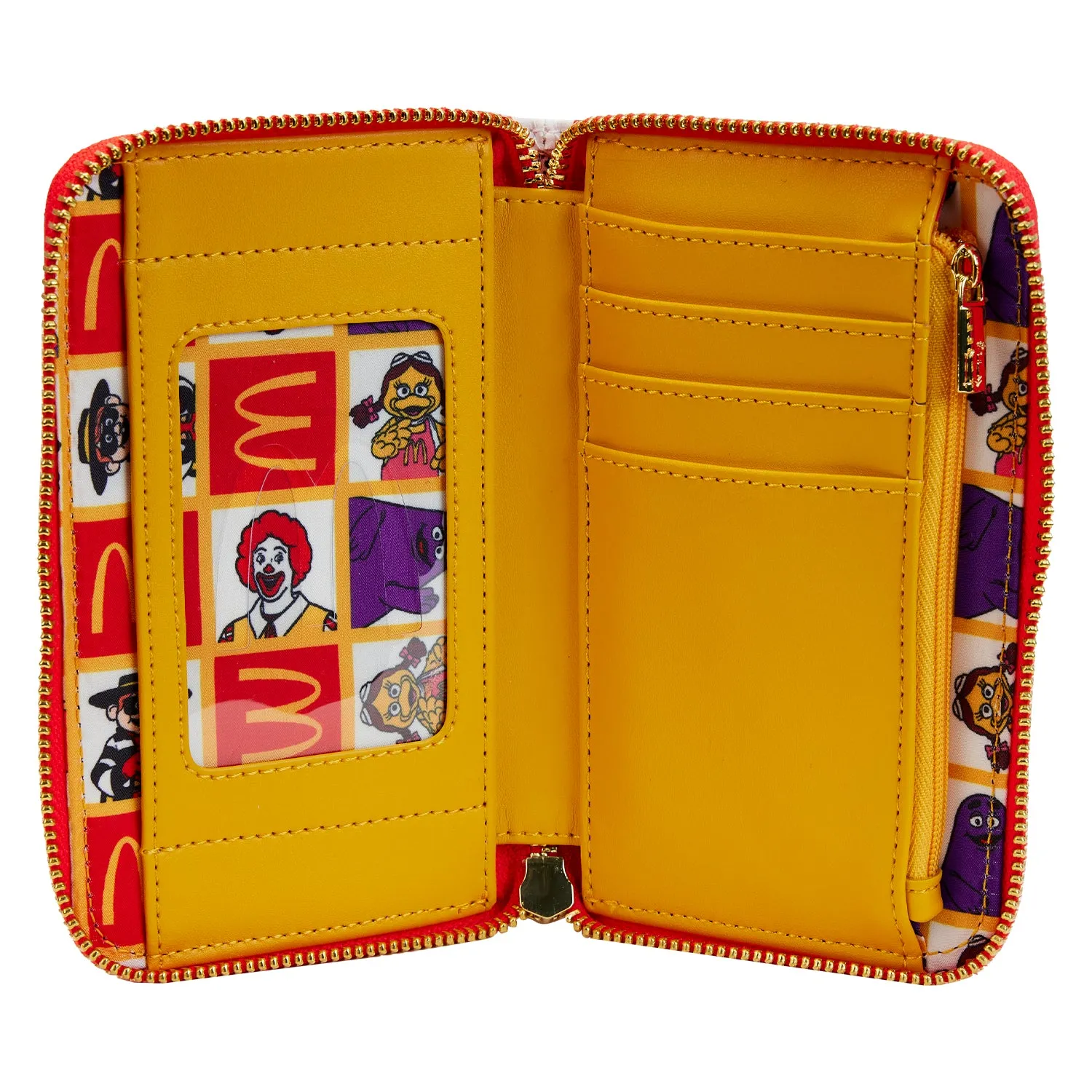 LF Mcdonald's Ronald And Friends Ziparound Wallet