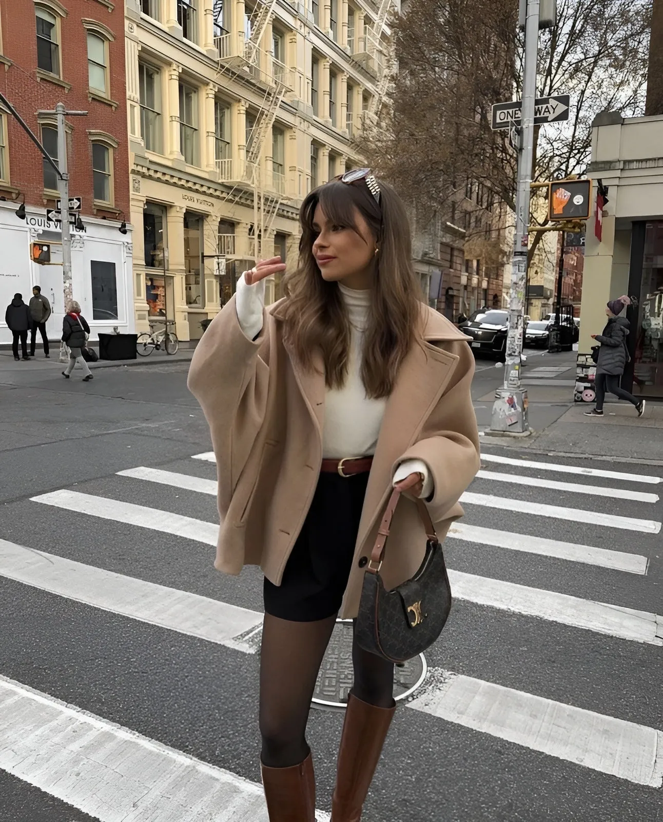 Lizzy Stylish Oversized Wool Coat