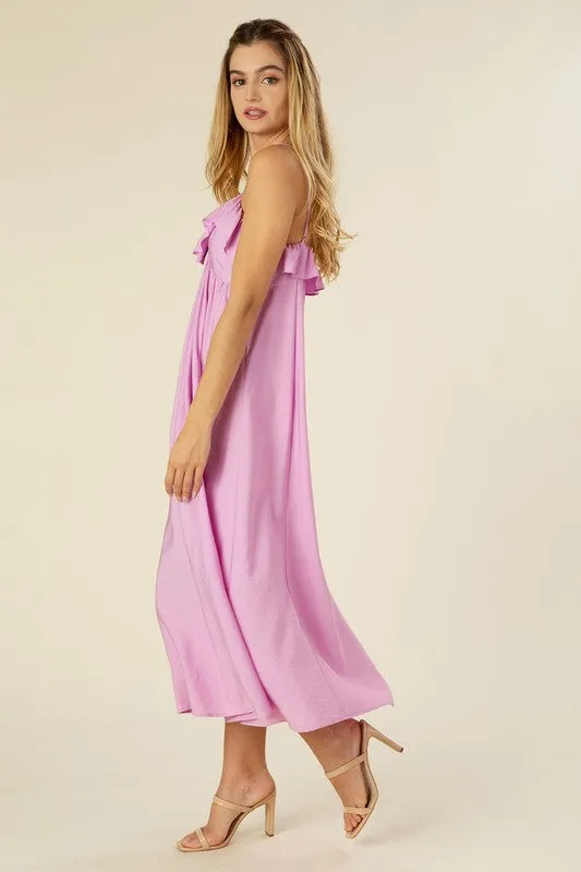 Lou Lou Maxi Dress with ruffles