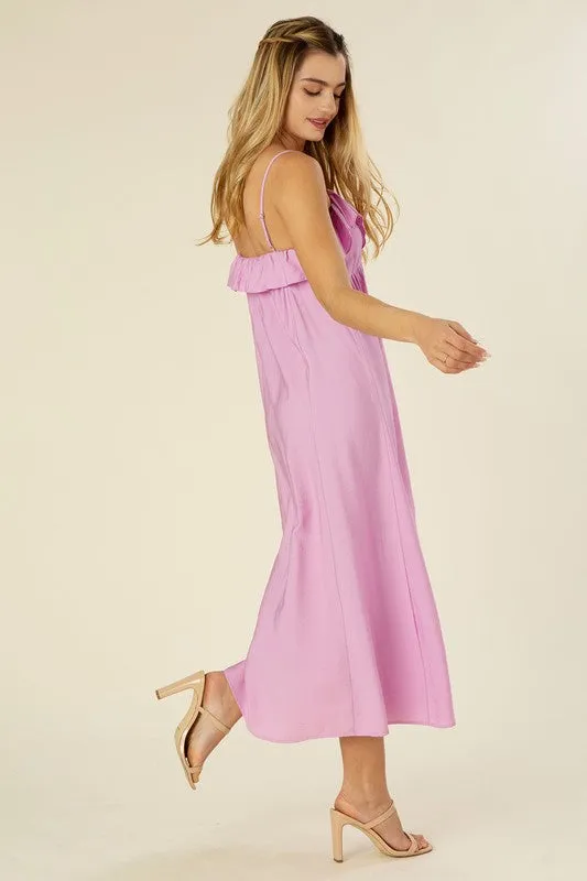 Lou Lou Maxi Dress with ruffles