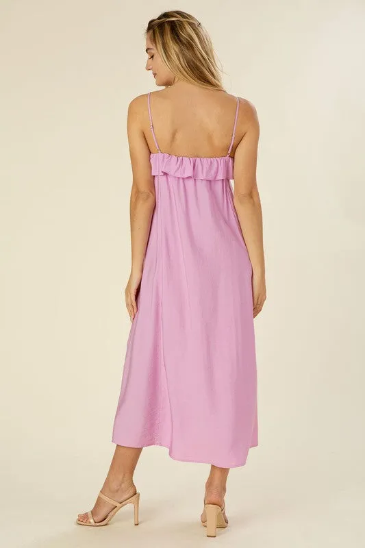 Lou Lou Maxi Dress with ruffles